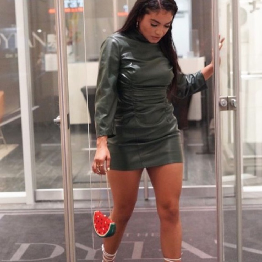 Fuxleather dress